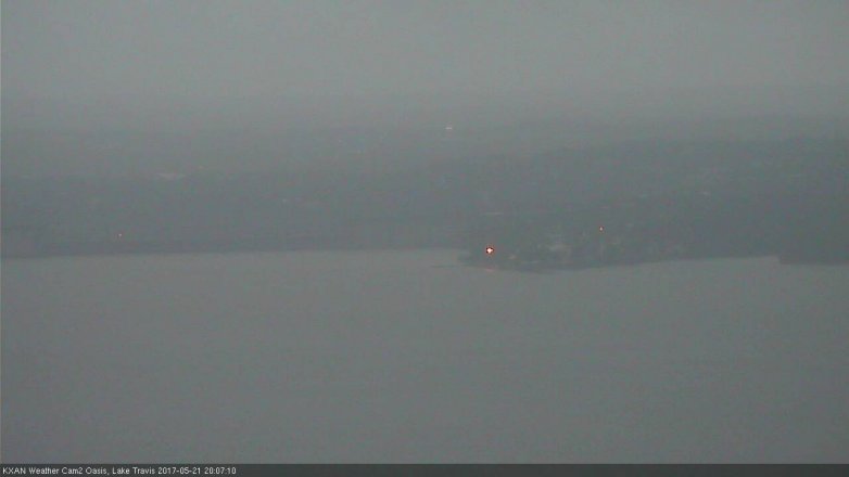 Lake Travis webcam, May 21, 2017 7:35 PM CT