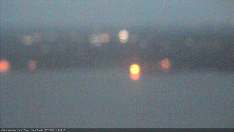 Lake Travis webcam, May 21, 2017 7:50 PM CT