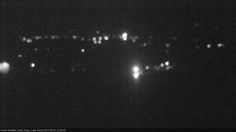 Lake Travis webcam, May 21, 2017 11:05 PM CT