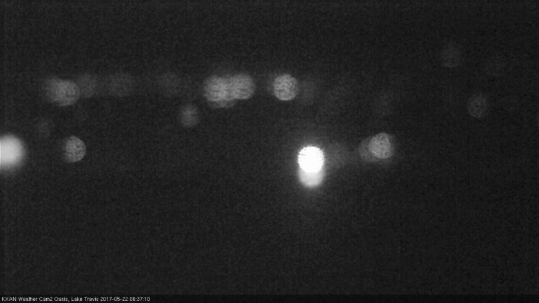 Lake Travis webcam, May 21, 2017 11:50 PM CT