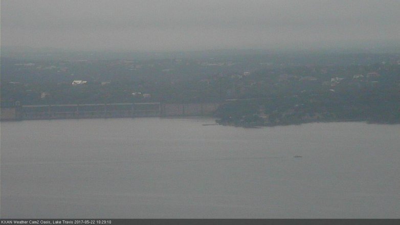 Lake Travis webcam, May 22, 2017 9:55 AM CT