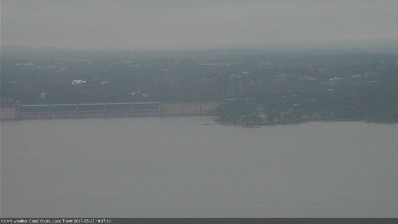 Lake Travis webcam, May 22, 2017 10:00 AM CT