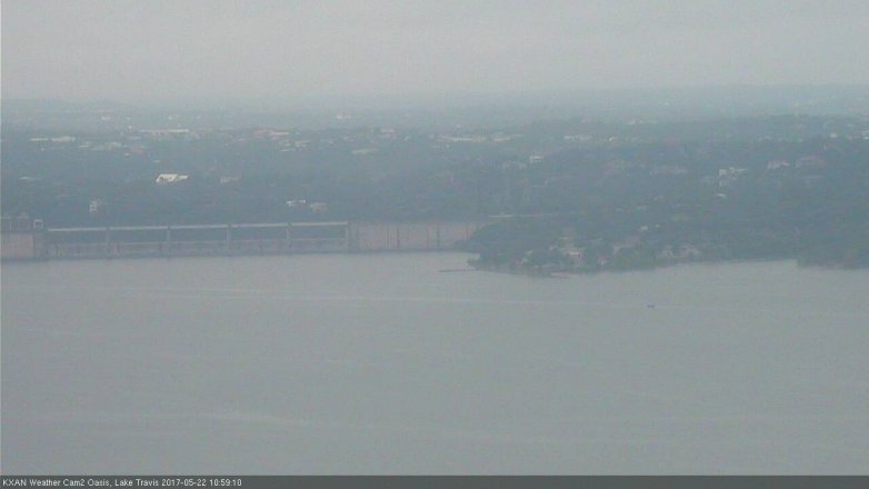Lake Travis webcam, May 22, 2017 10:10 AM CT