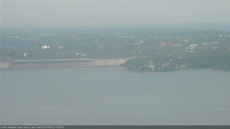 Lake Travis webcam, May 22, 2017 10:25 AM CT