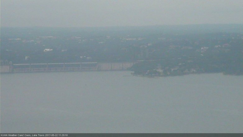 Lake Travis webcam, May 22, 2017 10:40 AM CT