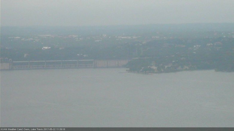Lake Travis webcam, May 22, 2017 11:00 AM CT