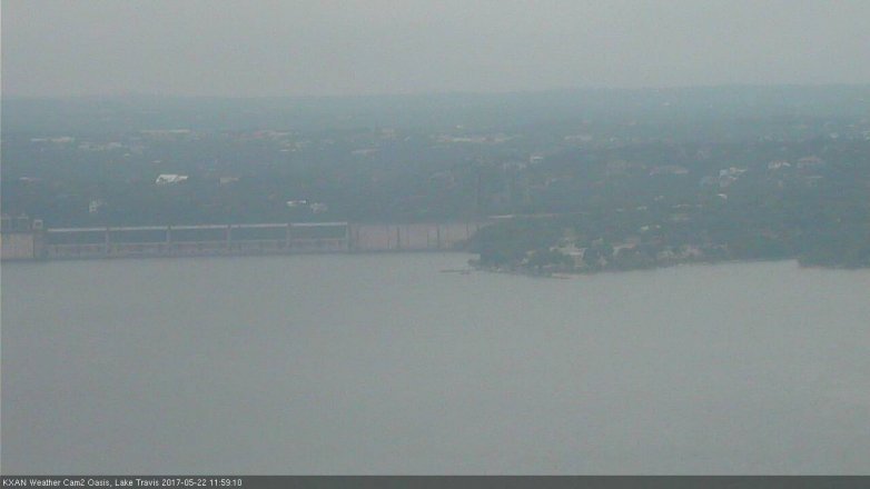 Lake Travis webcam, May 22, 2017 11:15 AM CT