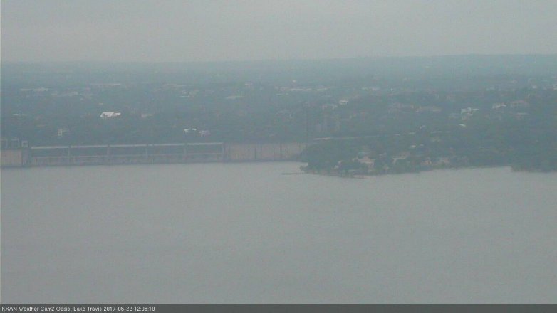 Lake Travis webcam, May 22, 2017 11:30 AM CT