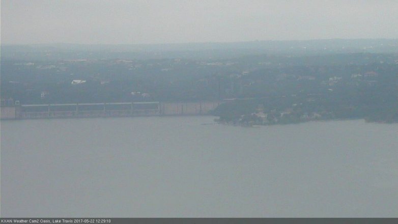 Lake Travis webcam, May 22, 2017 11:35 AM CT