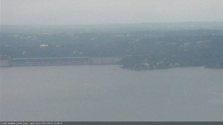 Lake Travis webcam, May 22, 2017 11:50 AM CT