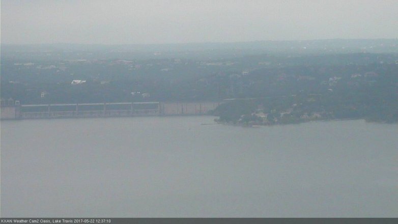 Lake Travis webcam, May 22, 2017 12:10 PM CT