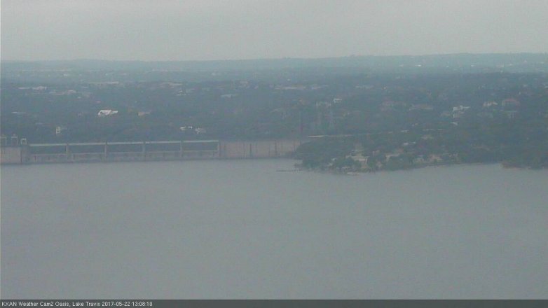 Lake Travis webcam, May 22, 2017 12:15 PM CT