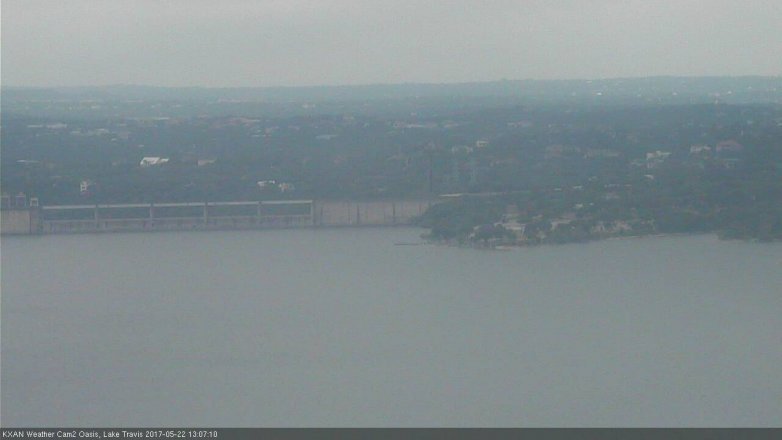 Lake Travis webcam, May 22, 2017 12:25 PM CT