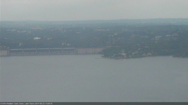 Lake Travis webcam, May 22, 2017 12:30 PM CT