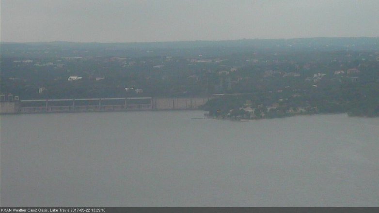 Lake Travis webcam, May 22, 2017 12:50 PM CT