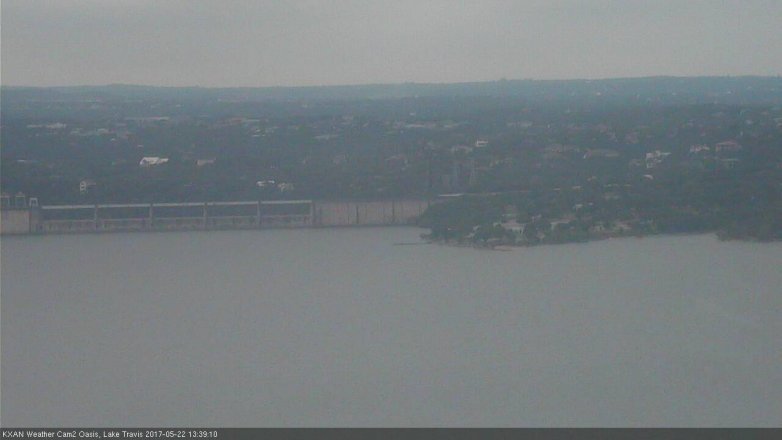 Lake Travis webcam, May 22, 2017 12:55 PM CT
