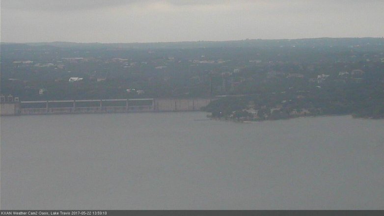 Lake Travis webcam, May 22, 2017 1:25 PM CT