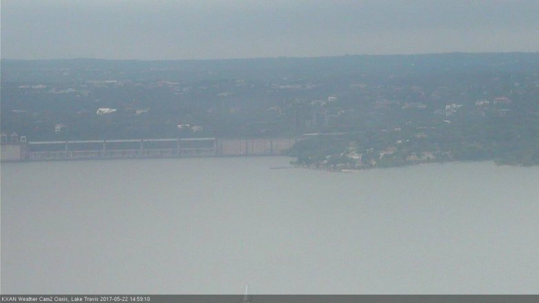 Lake Travis webcam, May 22, 2017 2:15 PM CT
