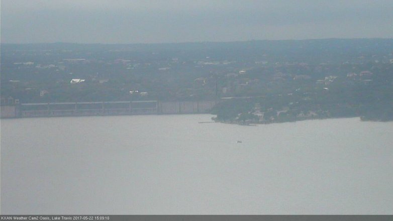 Lake Travis webcam, May 22, 2017 2:20 PM CT