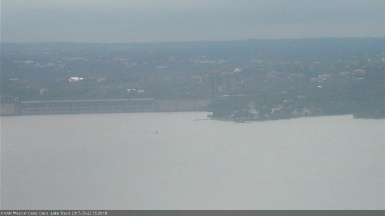 Lake Travis webcam, May 22, 2017 2:35 PM CT