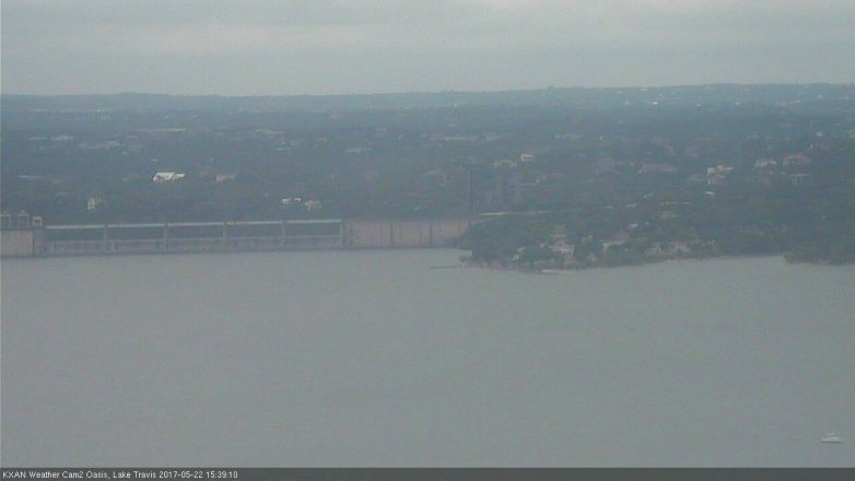 Lake Travis webcam, May 22, 2017 2:50 PM CT