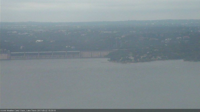 Lake Travis webcam, May 22, 2017 2:55 PM CT