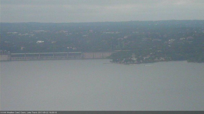 Lake Travis webcam, May 22, 2017 3:15 PM CT