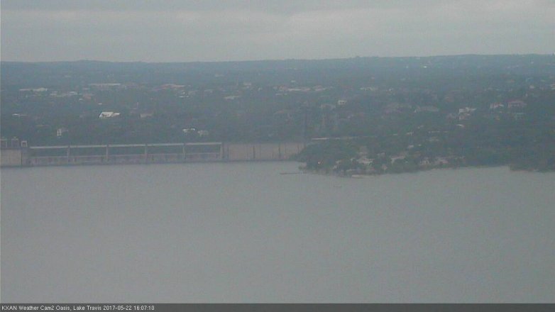 Lake Travis webcam, May 22, 2017 3:25 PM CT