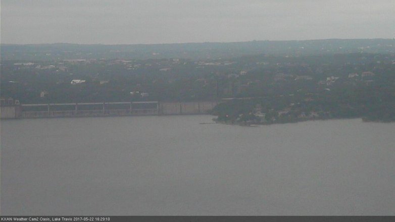 Lake Travis webcam, May 22, 2017 3:35 PM CT