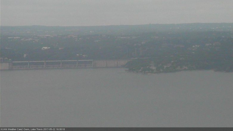 Lake Travis webcam, May 22, 2017 3:45 PM CT