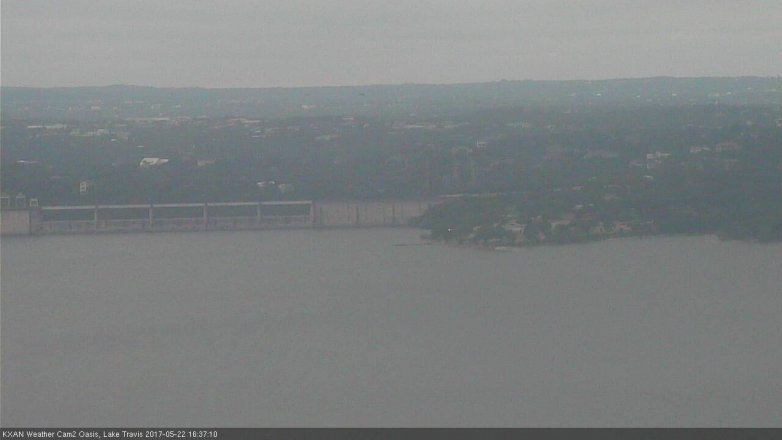 Lake Travis webcam, May 22, 2017 4:05 PM CT