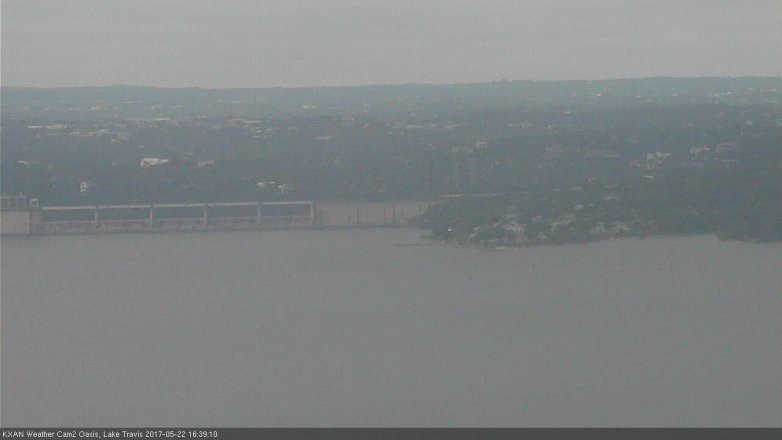 Lake Travis webcam, May 22, 2017 4:10 PM CT