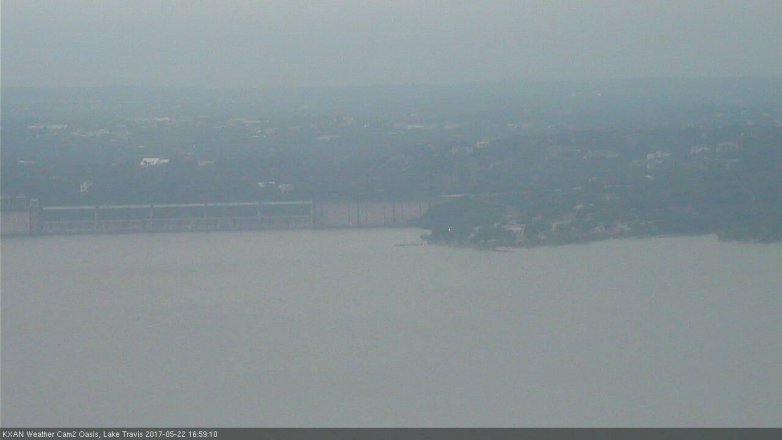 Lake Travis webcam, May 22, 2017 4:15 PM CT