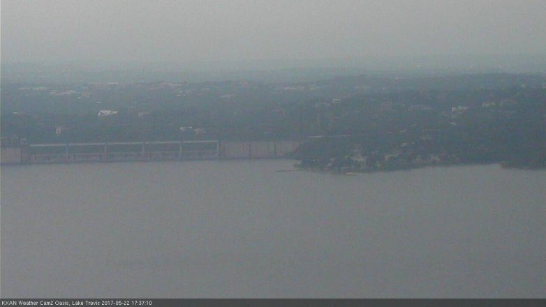 Lake Travis webcam, May 22, 2017 4:45 PM CT