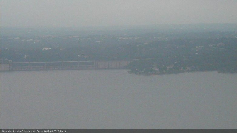 Lake Travis webcam, May 22, 2017 5:25 PM CT