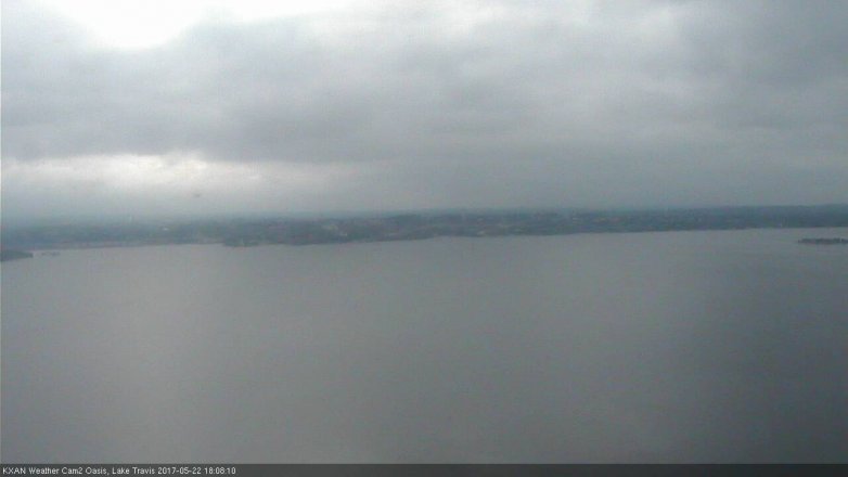 Lake Travis webcam, May 22, 2017 5:40 PM CT