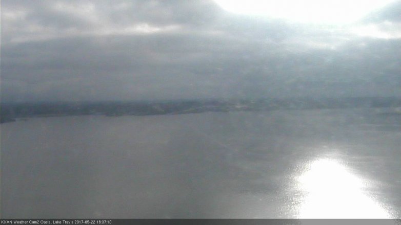 Lake Travis webcam, May 22, 2017 5:55 PM CT
