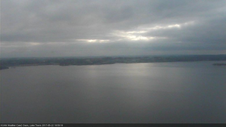 Lake Travis webcam, May 22, 2017 6:05 PM CT