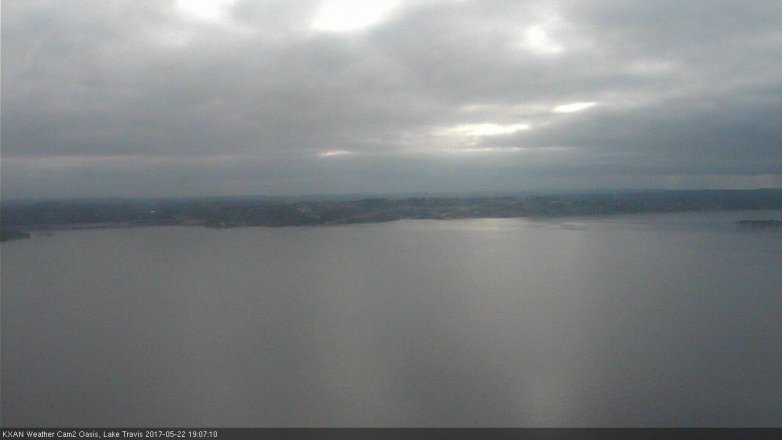 Lake Travis webcam, May 22, 2017 6:15 PM CT