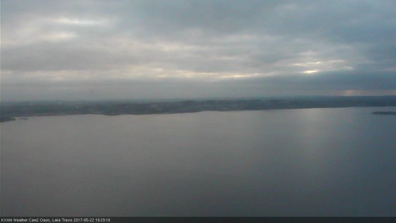 Lake Travis webcam, May 22, 2017 6:50 PM CT