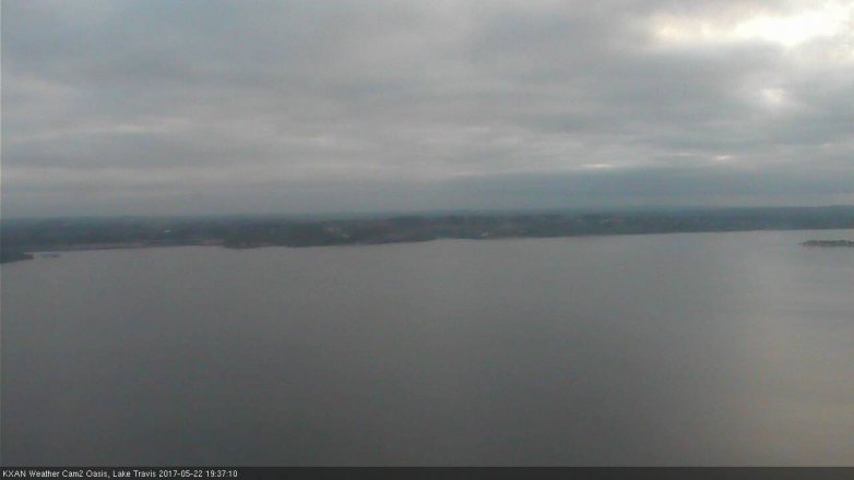 Lake Travis webcam, May 22, 2017 6:55 PM CT