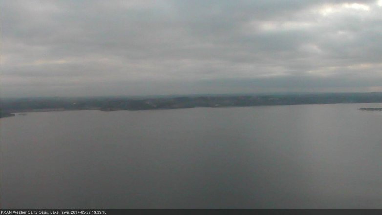Lake Travis webcam, May 22, 2017 7:00 PM CT