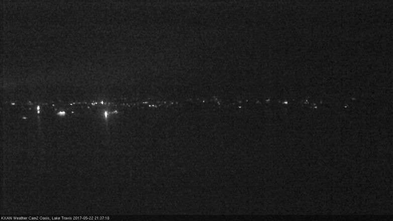 Lake Travis webcam, May 22, 2017 8:55 PM CT