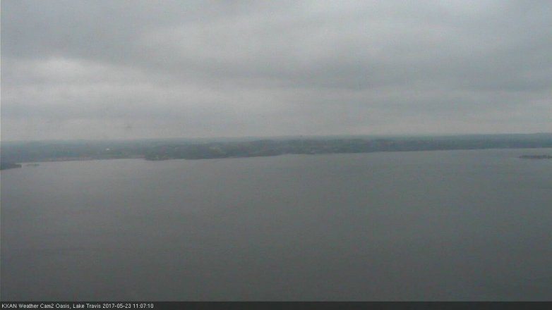 Lake Travis webcam, May 23, 2017 10:25 AM CT