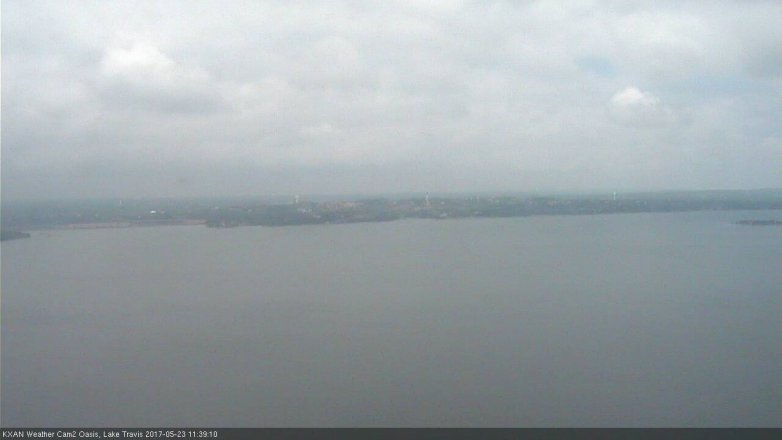 Lake Travis webcam, May 23, 2017 10:50 AM CT