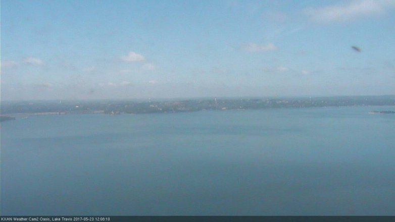Lake Travis webcam, May 23, 2017 11:40 AM CT