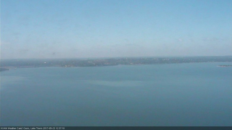 Lake Travis webcam, May 23, 2017 11:45 AM CT