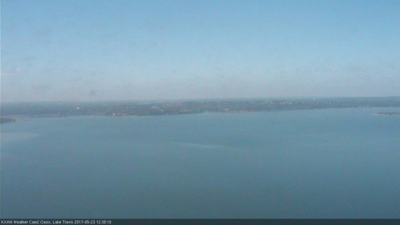 Lake Travis webcam, May 23, 2017 12:00 PM CT