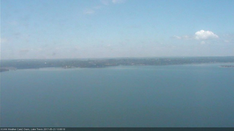 Lake Travis webcam, May 23, 2017 12:30 PM CT