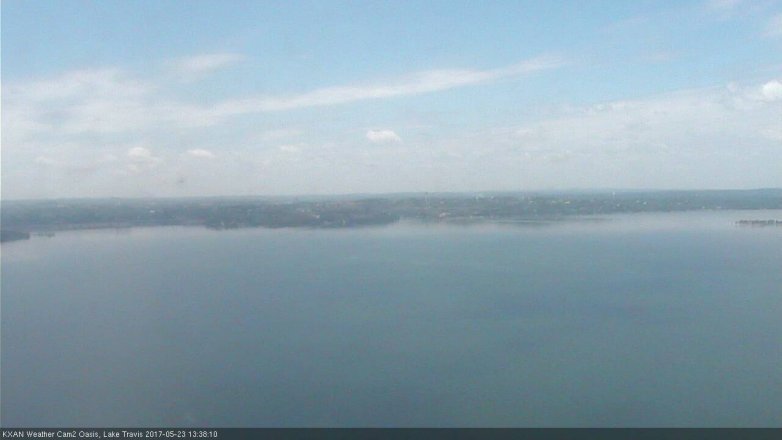 Lake Travis webcam, May 23, 2017 1:10 PM CT